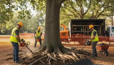 Cape Coral root protection service for healthy tree roots by local tree care experts