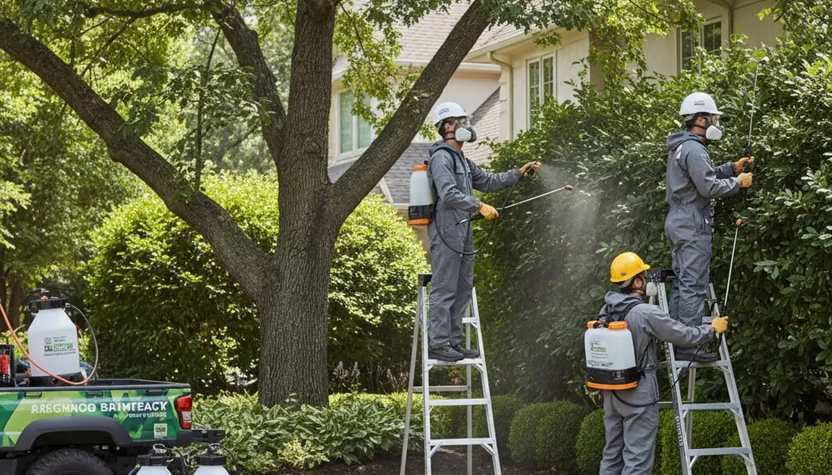 Cape Coral, FL tree service crew providing professional tick control for safer outdoor spaces