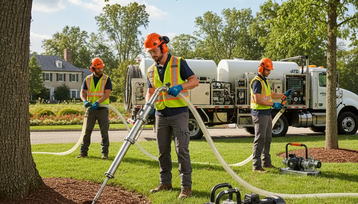 Cape Coral arborist fertilizing trees to support healthier growth and tree care in Cape Coral, FL