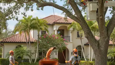Cape Coral, FL tree removal crew serving residential and commercial properties