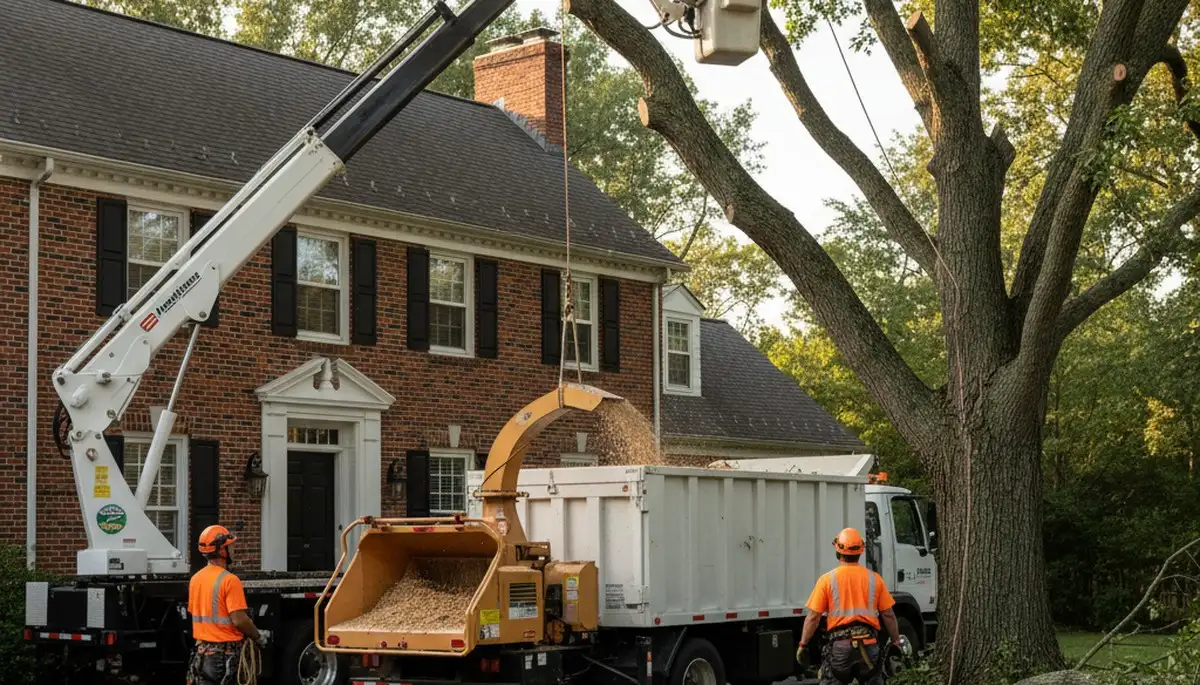 Tree service crew providing tree removal in Cape Coral, FL